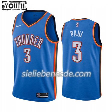 Kinder NBA Oklahoma City Thunder Trikot Chris Paul 3 Nike 2019-2020 Icon Edition Swingman